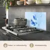Vlinders - Sierlijk - Blauw keuken achterwand spatscherm klein -usp_NL