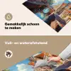 Stad - Gracht - Zon - Fietsen Inductie beschemer met haakjes klein -ky-schoon-nl