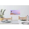 Vuurtoren - Duinen - Zonsondergang Muursticker klein -eettafel