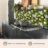 Hangende - Citroenen - Witte - Bloemetjes keuken achterwand 2 middel 871 -usp_NL