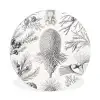 Tuinposter zwart wit - Ernst Haeckel - Kunst - Retro - Tuin Wandcirkel kunststof plaat 5mm dik klein -3d