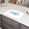 Vis - Minimalistisch - Blauw - Lijn Inductie beschermer vinyl 3mm klein -sfeer8