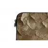 Organisch - Patroon - Bladeren - Goud laptophoes neopreen klein 279 -detail