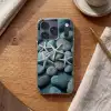 Zeesterren - Stenen - Wit Telefoonhoesje iPhone 17 Pro klein -sfeer1