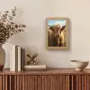 Schotse hooglander - Dieren portret - Natuur - Dier Light Box met kabel (Tafellamp) klein -sfeer2