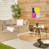 Love - Valentijn - Kleurrijk tuinposter los doek klein -sfeer4