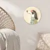 Quote - Hond - Zonnebril Wandcirkel kunststof plaat 5mm dik klein -sfeer5
