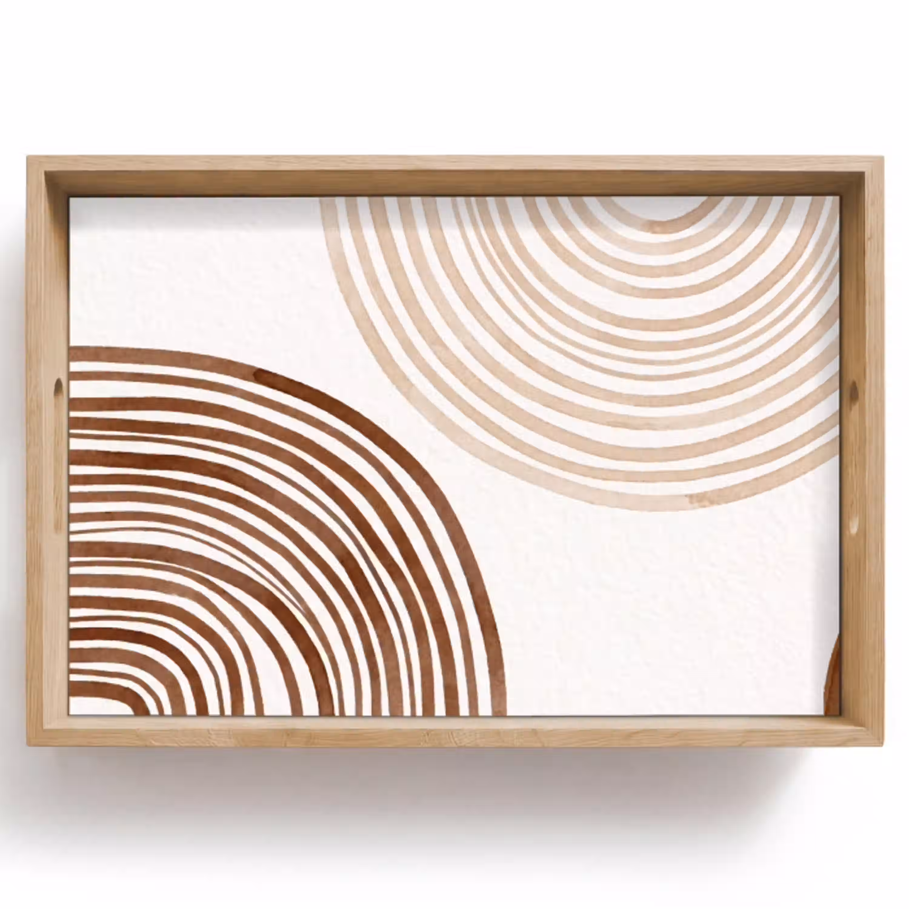 Lijnen - Minimalistisch - Kunst Dienblad Rechthoek middel -z3d_shopping