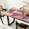 Hotdog - Steentjes - Glitters - Paars Placemat vinyl groot -zzsfeer4_Kitchenyeah-website