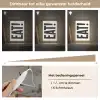 Decoratie - Eten - Zwart - Wit Light Box met kabel (Wandlamp) klein -USP_dimbaarNL