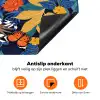 Zomer - Vlinder - Marineblauw - Blauw Inductie beschermer vinyl 3mm klein 276 -zzzzzzz-td-onderkant