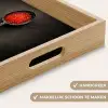 Zwart - Lepel - Caviar Dienblad Rechthoek middel -USP_HandgreepNL
