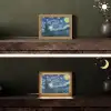 Sterrennacht - Schilderij - Oude meesters - Vincent van Gogh Light Box met kabel (Tafellamp) klein -sfeer3
