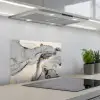 Marmer - Goud - Grijs keuken achterwand spatscherm klein -3d_schuin