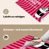 Roze - Strepen - Koffie - Maandag Inductie beschemer met haakjes klein -ky-schoon-de