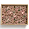 Bloemen - Klassiek - Roze Dienblad Rechthoek middel 911 -z3d_shopping