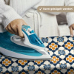 Klassiek - Geometrisch - Blauw Wandkleed katoen klein 269 -tsfeer9_DE