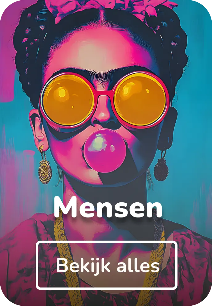 Poster in lijst mensen