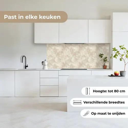 Beige - Reliëfstructuur - Natuursteen keuken achterwand 2 middel 871 -sfeer4_NL