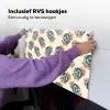 Retro - Disco - Bloemen - Discobal Inductie beschemer met haakjes klein 777 -ky-ophangen-nl