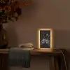 Whiskyglazen - Ijs - Spetters - Zwart Light Box met kabel (Tafellamp) klein -sfeer4