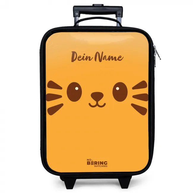 Kawai - Tijger - Oranje Kinderkoffer - Zwart klein -zzz_website3d