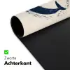 Walvissen - Spetters - Cirkel - Donkerblauw Muismat XXL klein -sfeer2
