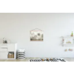Jungle - Palmbomen - Natuur textielposter latten blank klein -kinderkamer