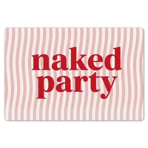 Tekst - Modern - Strepen Placemat vinyl groot -zzsfeer1_Kitchenyeah-website