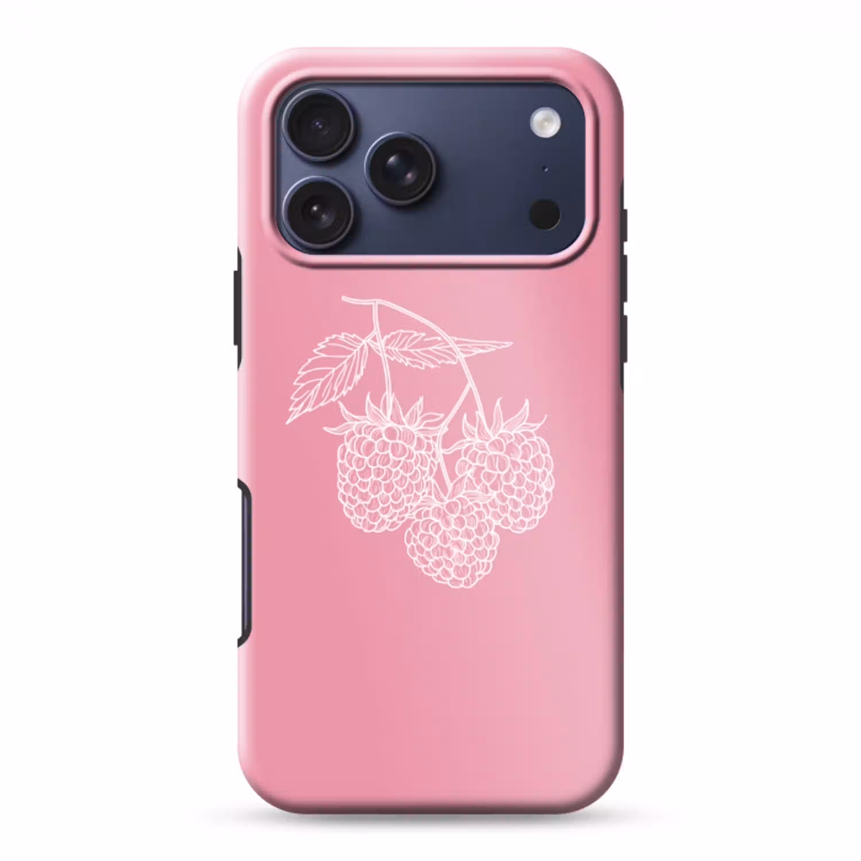 Frambozen - Steel - Getekend - Roze Toughcase MagSafe Apple iPhone 17 Pro Max klein -3d