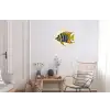Vis - Sierlijk - Vinnen - Illustratie Wandcirkel aluminium klein -woonkamer