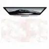 Wolkenstructuur - Roze - Marmer Muismat XXL klein 681 -zzz3d