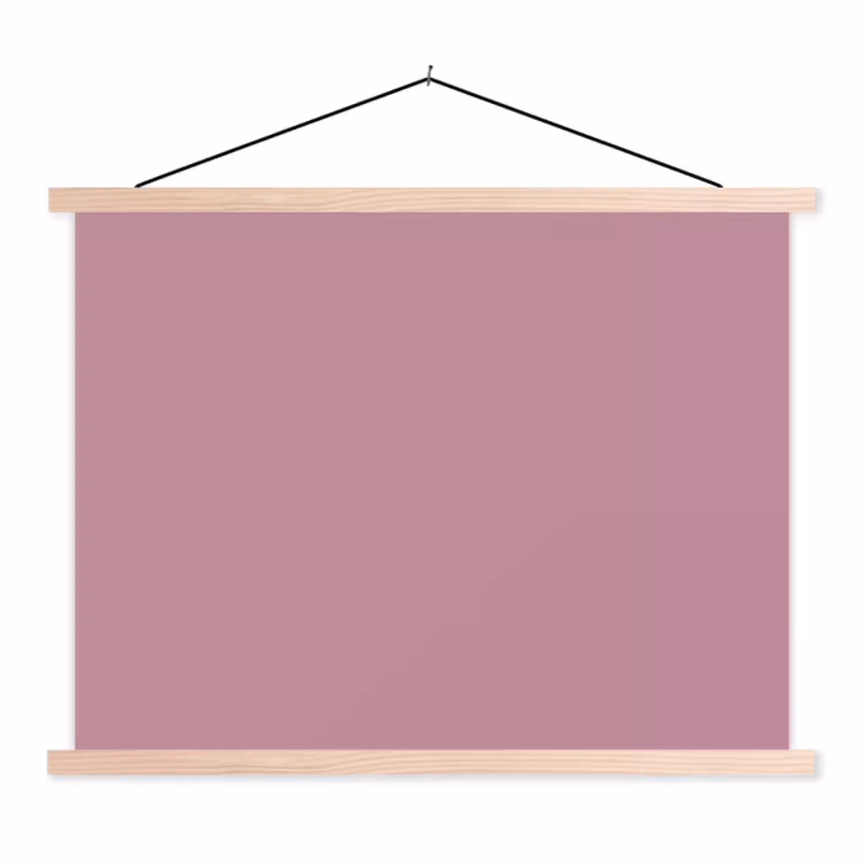 Dusty - Mauve - Paars textielposter latten blank klein 122 -3d