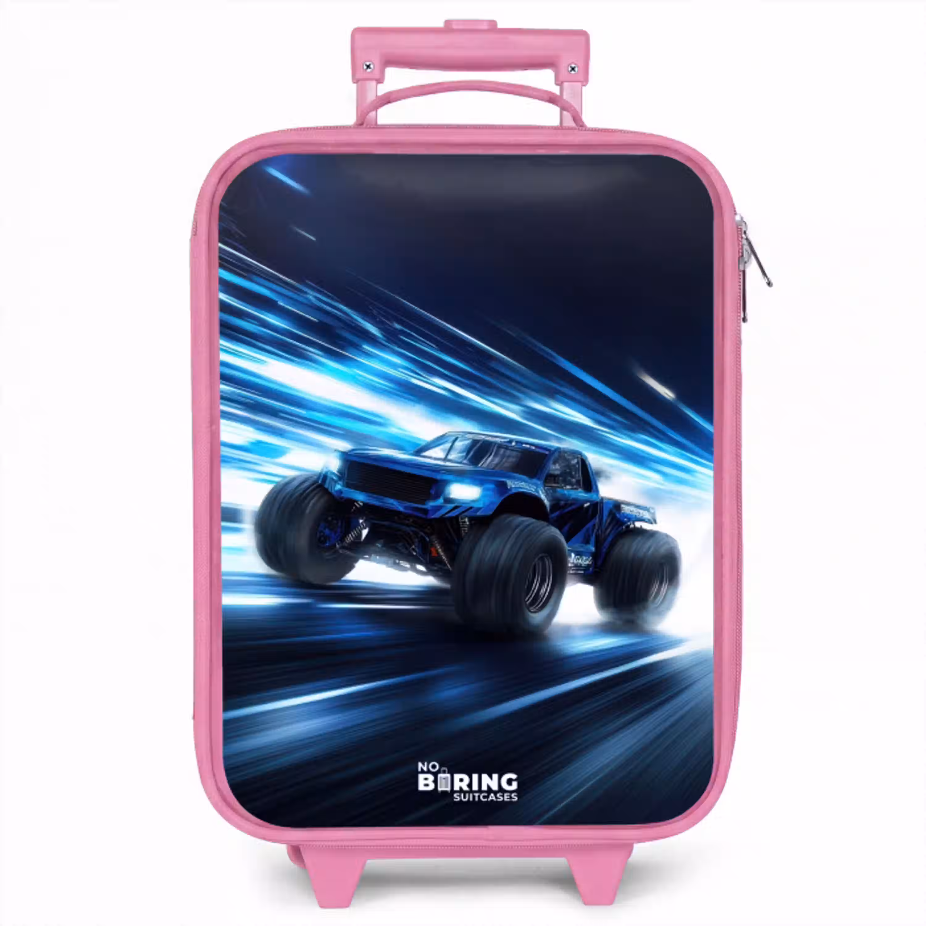 Monstertruck raast door lichtsnelheid Kinderkoffer - Roze klein -zzz_website3d