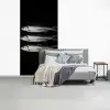 Haring - Vissen - Zwart fotobehang vinyl groot -slaapkamer