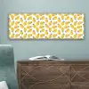 Citroenen - Wit - Bloemen - Patroon canvas 2cm klein 828 -sfeer4
