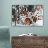 Wolf - Sneeuw - Winter - Dieren - Natuur - Sneeuw canvas 2cm klein -sfeer4