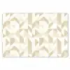 Modern - Abstract - Beige Placemat vinyl groot 368 -zzsfeer1_Kitchenyeah-website