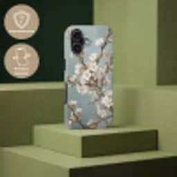 Botanisch - Stilleven - Blauw Toughcase MagSafe Apple iPhone 17 klein -USP_PrintM_NL