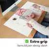 Vrouw - Roze - Wijn - Zonnebril Muismat XXL klein -sfeer3