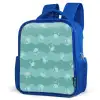 Zee - Dieren - Blauwe krab - Blauw Kinderrugzak - Blauw middel 862 -schuin
