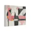 Roze - Abstract - Aesthetic - Modern - Vormen PET vilt klein -3d