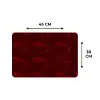 Bloemen - Donkerrood - Patroon Placemat vinyl groot 368 -specs