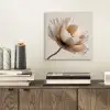 Bloem - Beige - Crème aluminium wit klein -sfeer1