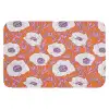 Bloemen - Grafisch - Oranje WCmat klein 1009 -3d