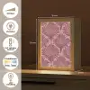 Varen - Patroon - Paars Light Box met kabel (Tafellamp) klein 925 -USP_NL