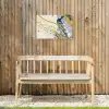 Abstract - Goud - Natuur - Kunst Tuinposter op houten frame 2 cm dik klein -sfeer4