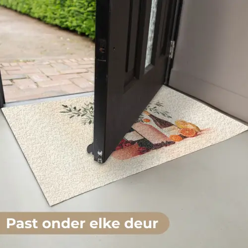 Wijnflessen - Takken - Sinaasappels Deurmat klein -USP_NL