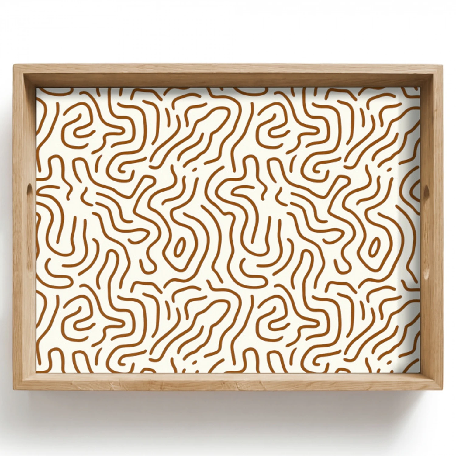 Minimalistisch - Patroon - Terracotta Dienblad Rechthoek middel 911 -z3d_shopping