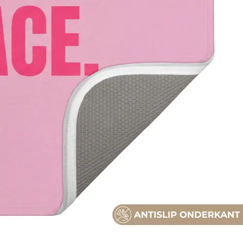 Tekst - Modern - Roze Badmat klein -USP_AntislipNL